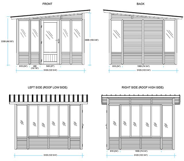 Studio 31 elevation drawing