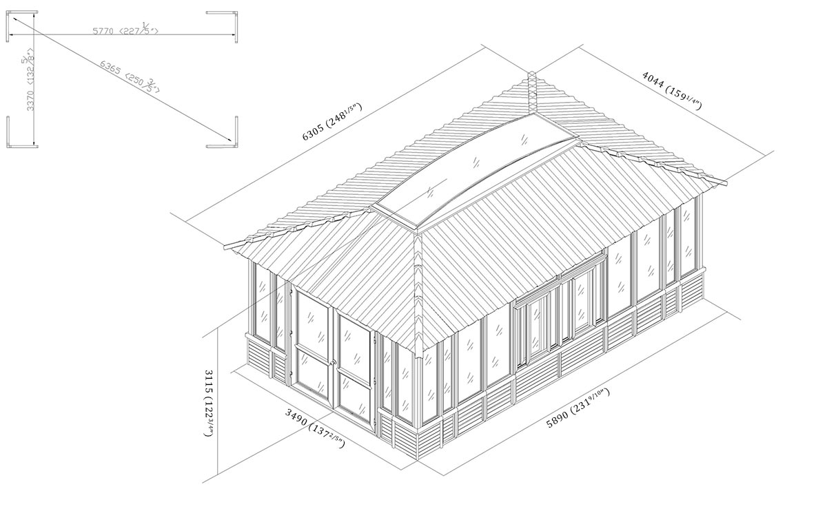 gazebo architectural drawing