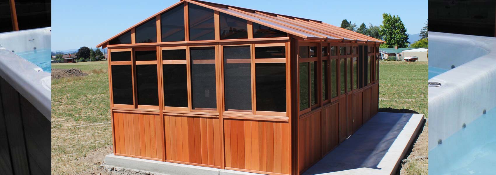 Solchalet Hot Tub Enclosure - Peak Specialty, image size:1700x600